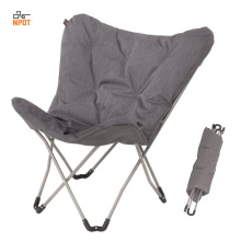 NPOT Removable  Folding Chair Lazy Sofa Leisure Sun Chair Butterfly Chair